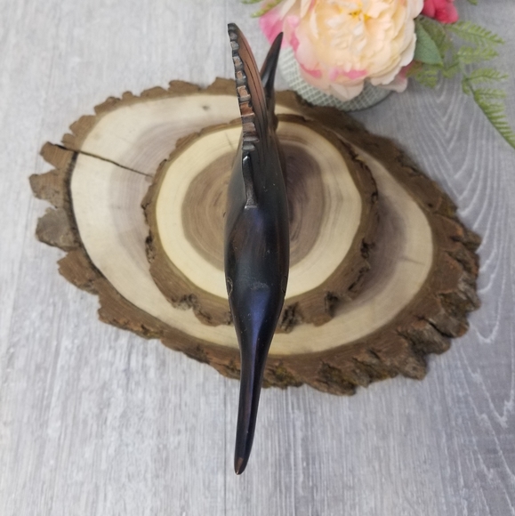 MCM handcarved Ironwood Swordfish/Marlin sculpture - Picture 14 of 14